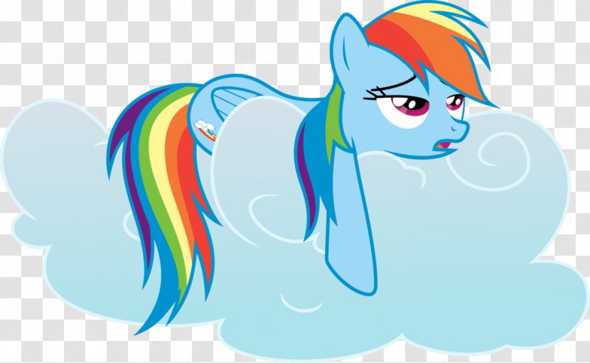 Rainbow Dash DeviantArt Blue Ponyville - Cartoon - Frame Transparent PNG