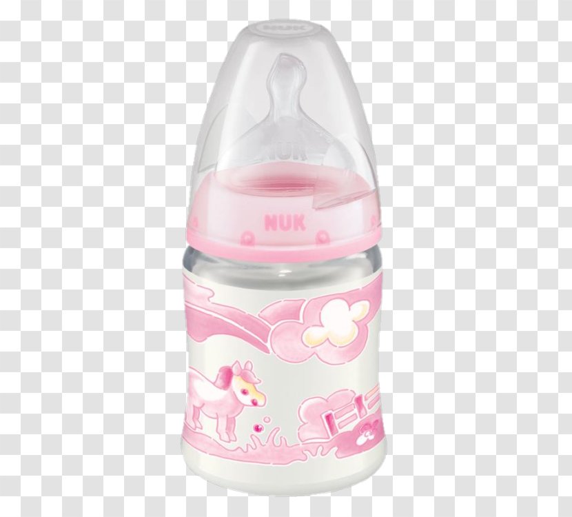 Baby Bottles NUK Biberón Cuello ANCHO First Choice+ Rose&Blue 300ml Silicona AZ Infant Pacifier - Cartoon - Hippie Aesthetic Transparent PNG