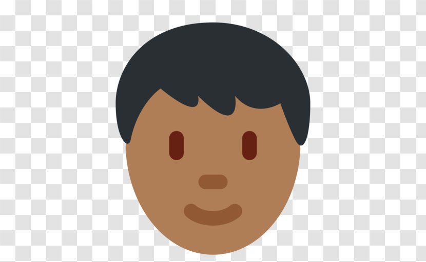Human Skin Color Dark Aarhus Børnehøjskole Emojipedia - Happiness - Adult Emoji Transparent PNG