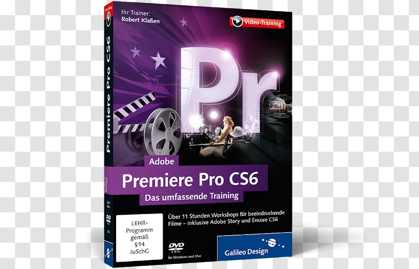 Adobe Premiere Pro CS6: über 11 Stunden Workshops Für Beeindruckende Filme - Stxe6fin Gr Eur - Inklusive Story Und Encore CS6 ; DVD-ROM Windows Mac Systems CC, Cs6, Dvd-RomVideo Editor Transparent PNG