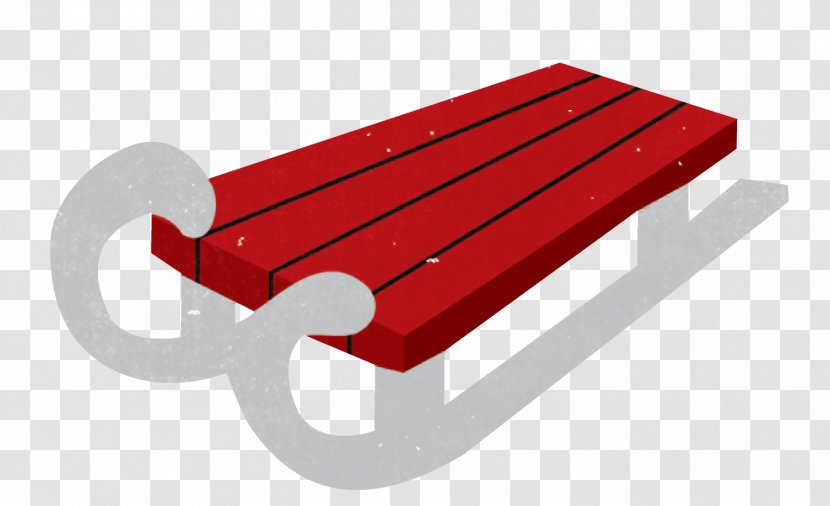 Line Angle - Red - Sled Transparent PNG