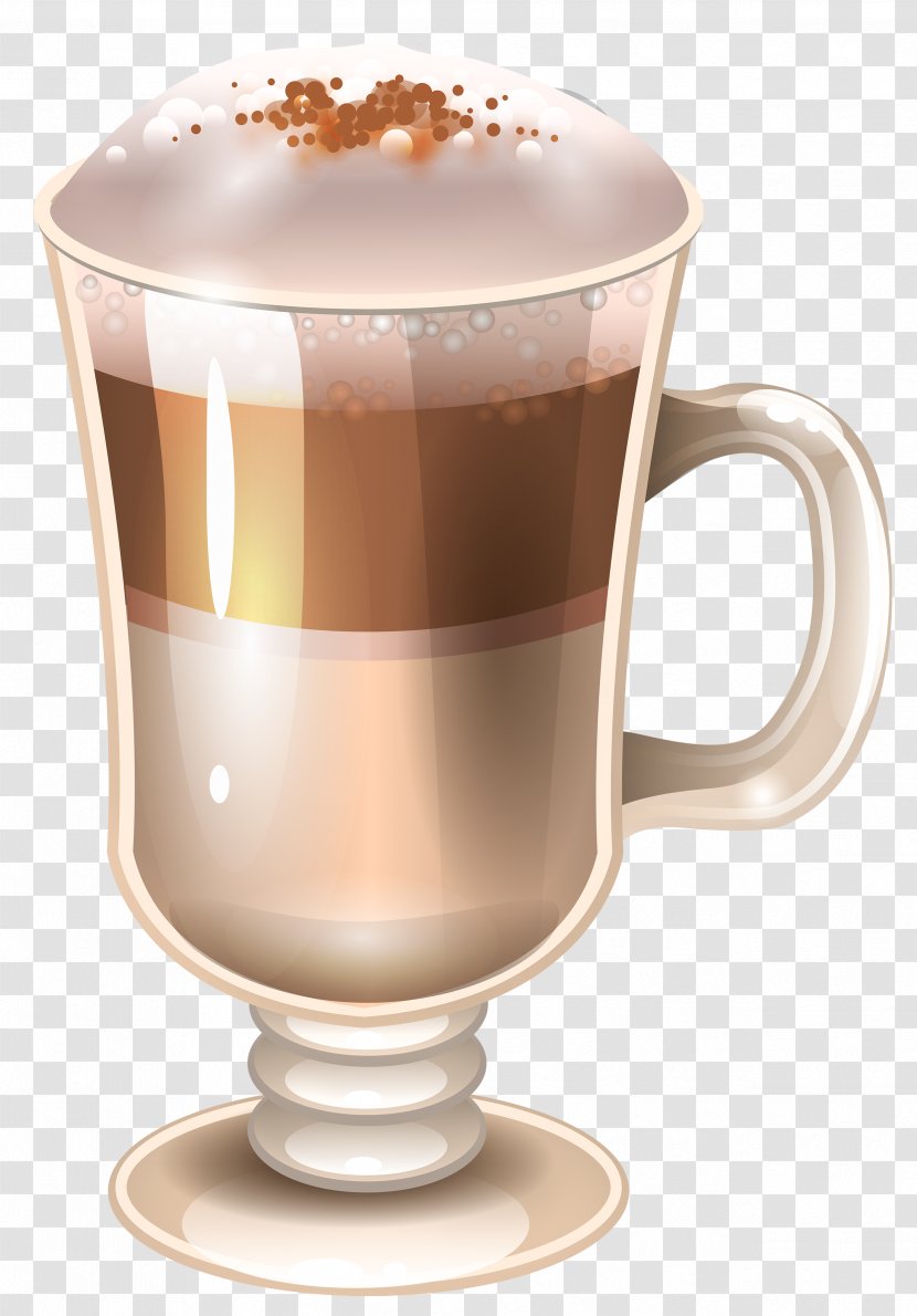 Latte Cappuccino Espresso Iced Coffee - Milk Transparent PNG