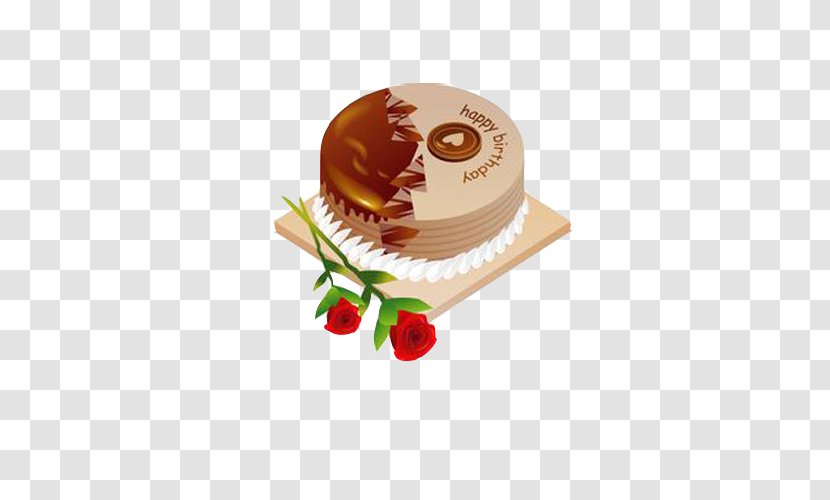 Happy Birthday Cake (free) Chocolate Download - Ico Transparent PNG