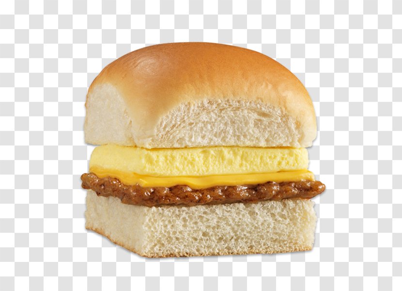 Hamburger Breakfast Sandwich Krystal Cheeseburger - Scrambled Eggs Transparent PNG