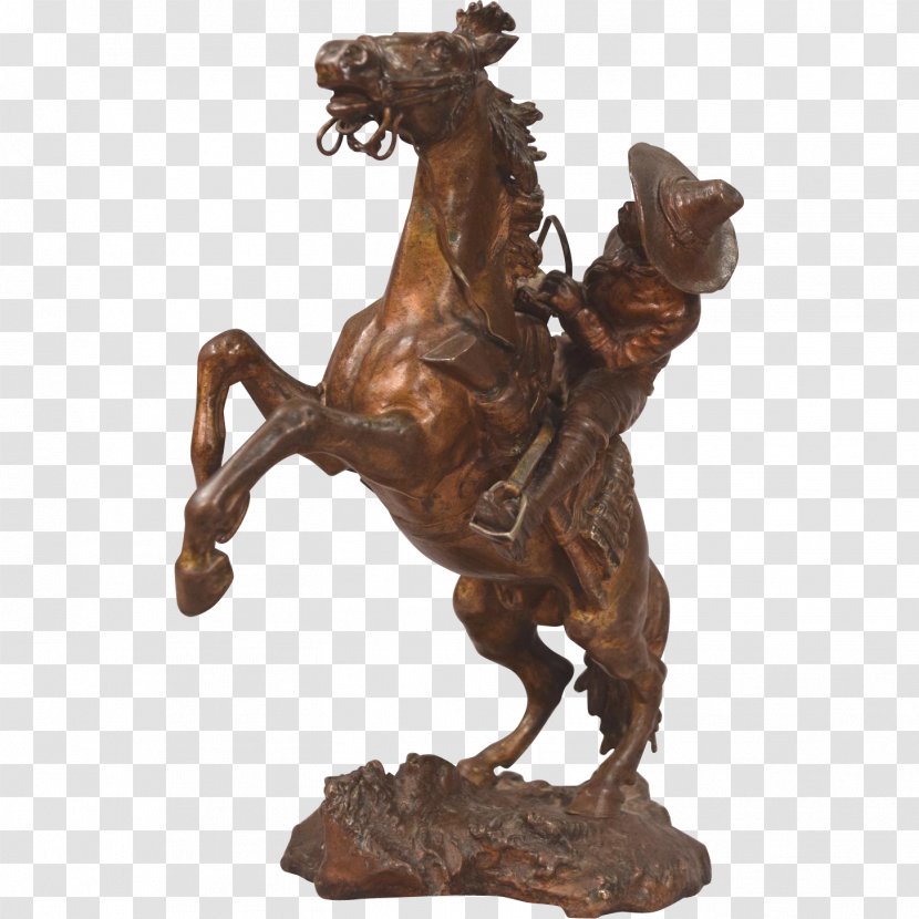 Mustang Bronze Sculpture Stallion Transparent PNG