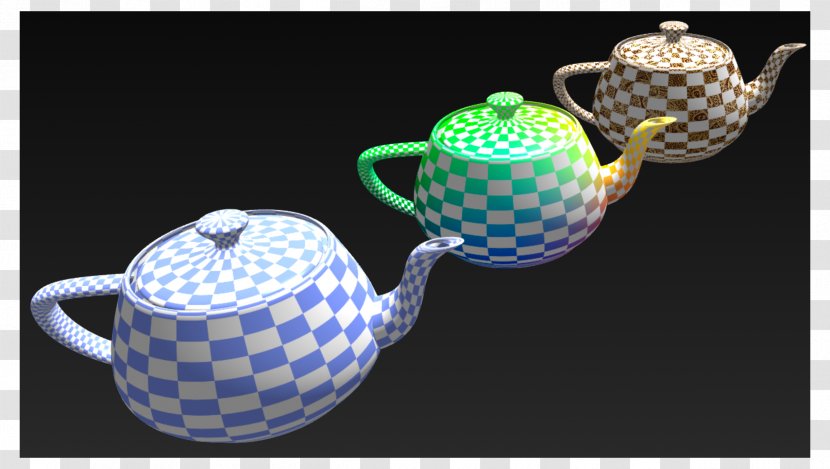 Ceramic Teapot - Shading Material Transparent PNG