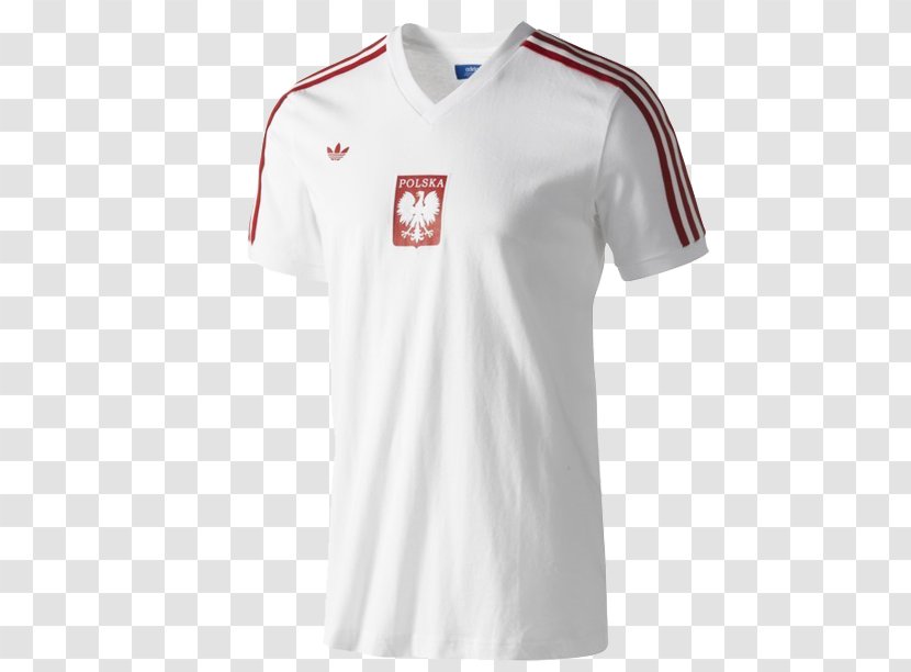 T-shirt Poland National Football Team Sports Fan Jersey Adidas - T Shirt Transparent PNG