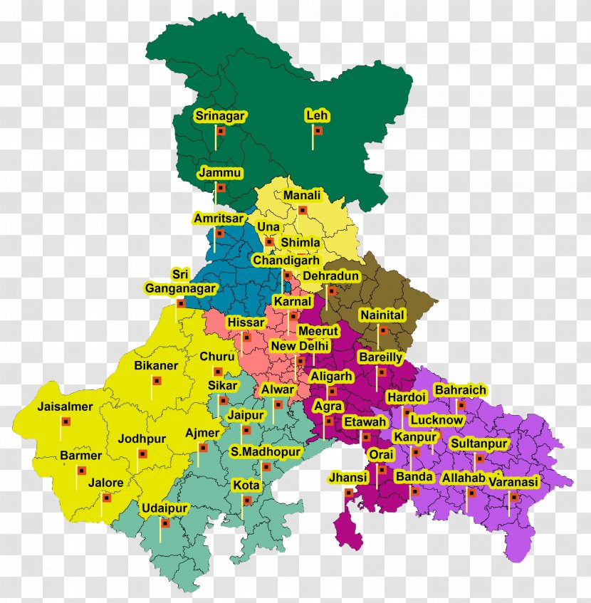 Dehradun Bharatmala South India Jammu And Kashmir Lucknow - Geography - Delhi Transparent PNG