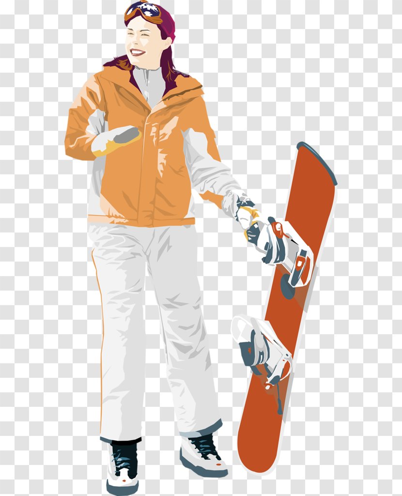 Sport Cartoon Snowboarding - Animaatio - Headgear Transparent PNG