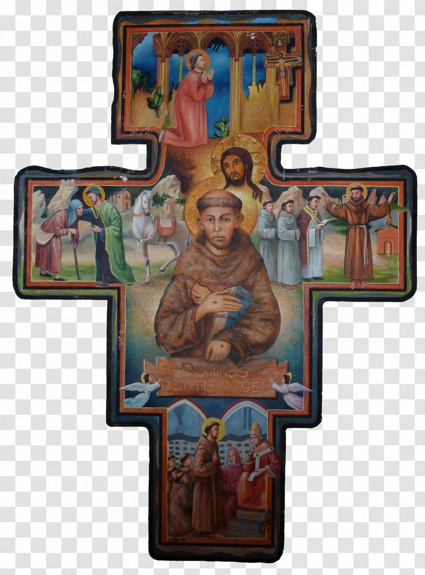 San Damiano Cross Damiano, Assisi 2017 Feast Of St. Francis Basilica Saint Franciscan - Religious Item - Cruz Transparent PNG