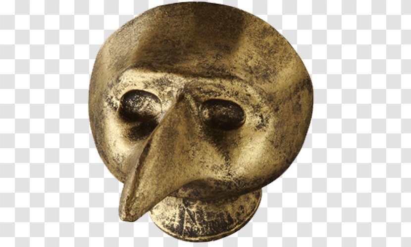 Office Brass Bronze Bird Mask - Venice Transparent PNG