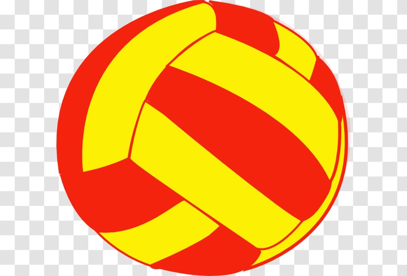 Volleyball Mikasa Sports Cricket Balls Clip Art - Ball - Red And Yellow Transparent PNG