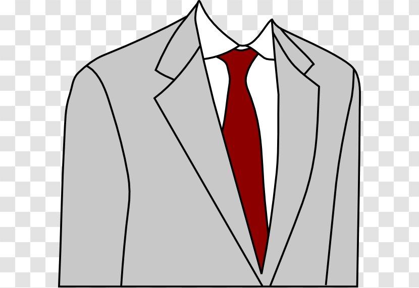 Suit Necktie Jacket Clip Art - Stockxchng - Cartoon Transparent PNG