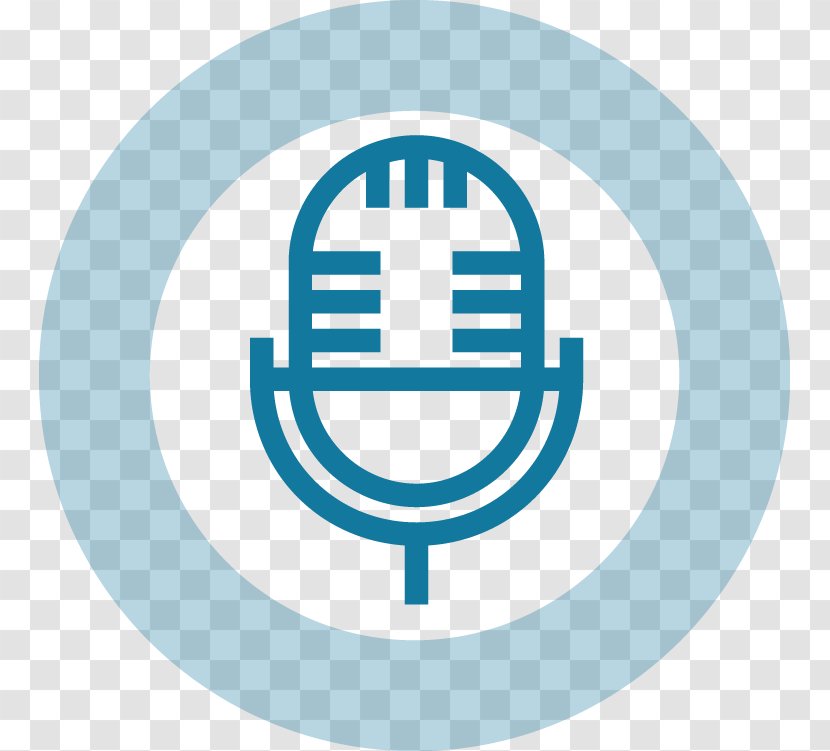 Microphone - Logo - Turquoise Transparent PNG