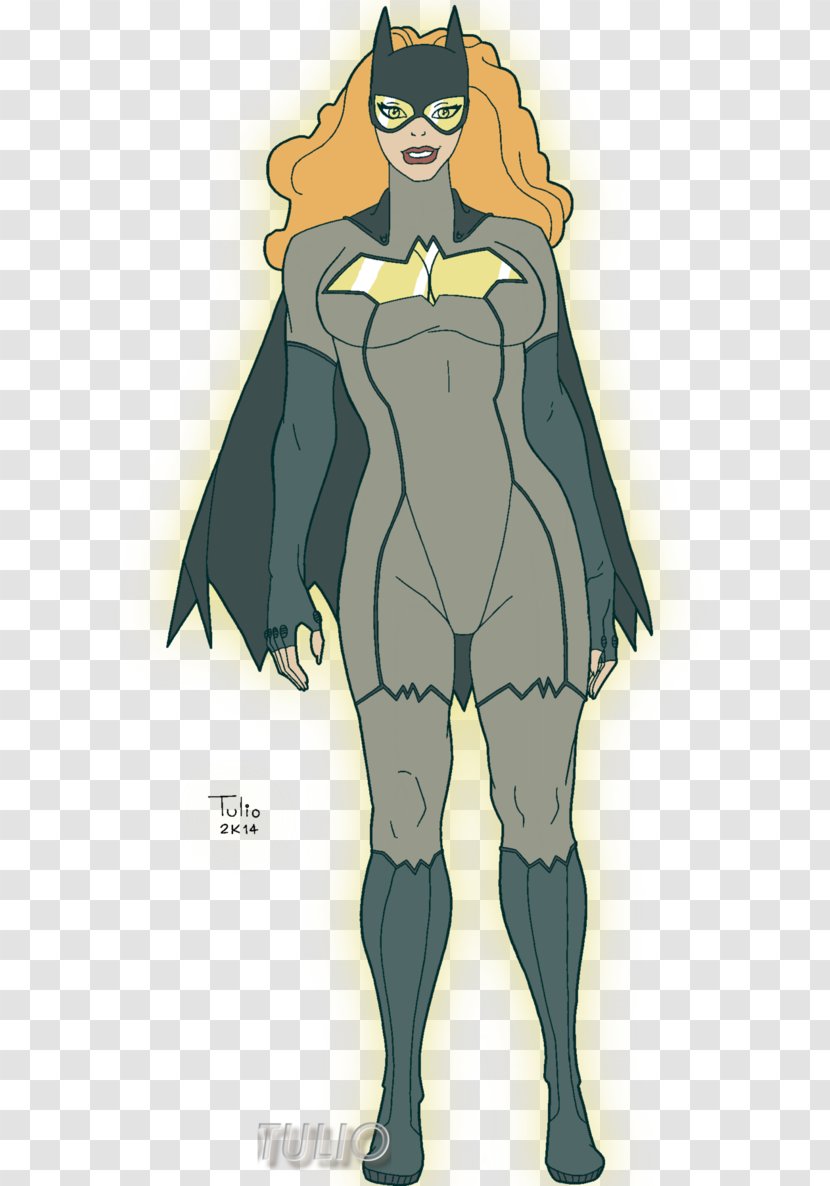 Cartoon Fiction Fashion Illustration - Silhouette - Batgirl Transparent PNG