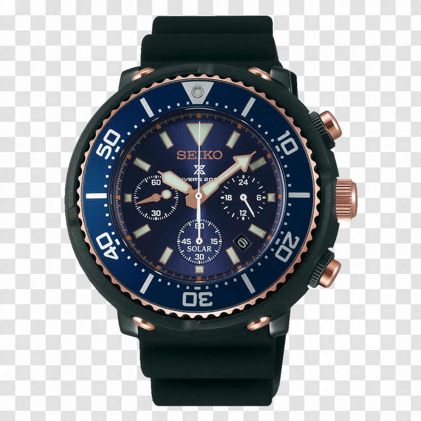 Seiko Solar-powered Watch セイコー・プロスペックス Chronograph - Strap Transparent PNG