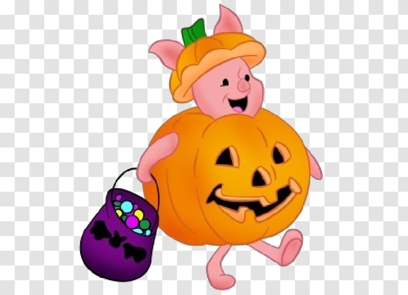 Winnie The Pooh Piglet Eeyore Halloween Clip Art - Fruit Transparent PNG