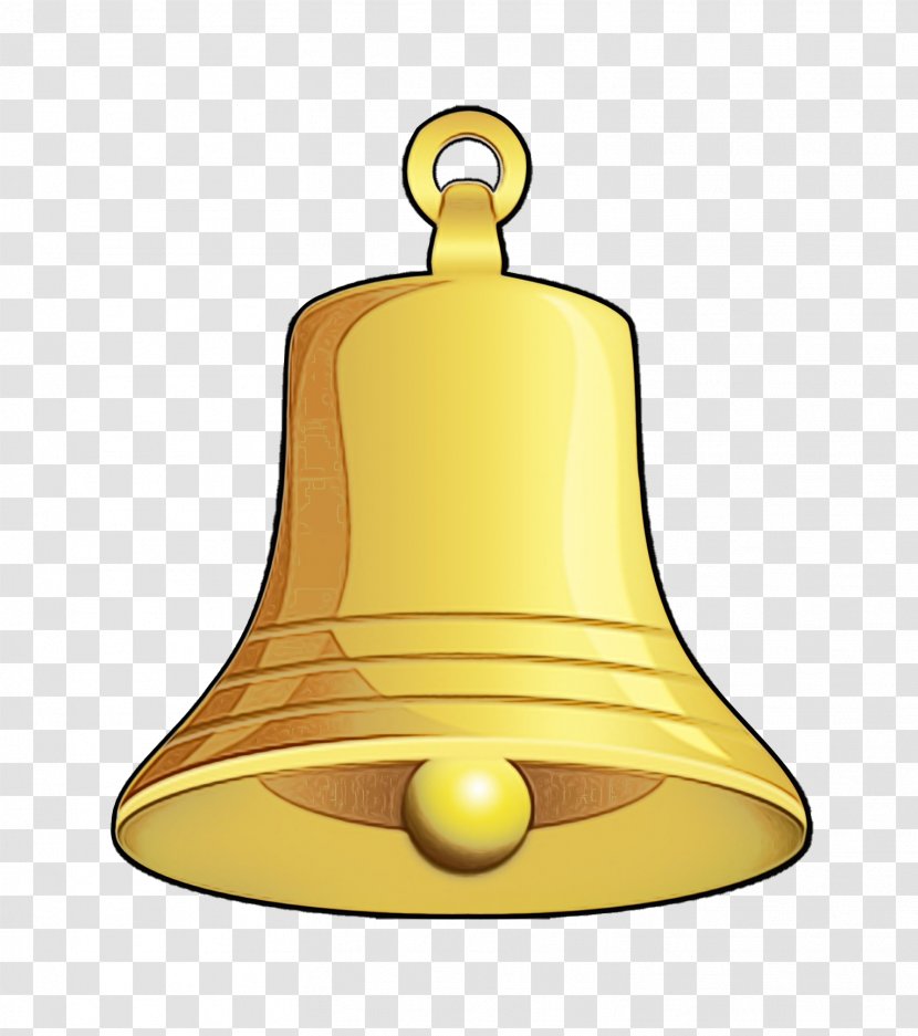 Bell Ghanta Handbell Brass Yellow - Metal Transparent PNG