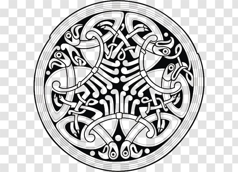Celtic Knot Art Ornament - Islamic Interlace Patterns - Circle Transparent PNG