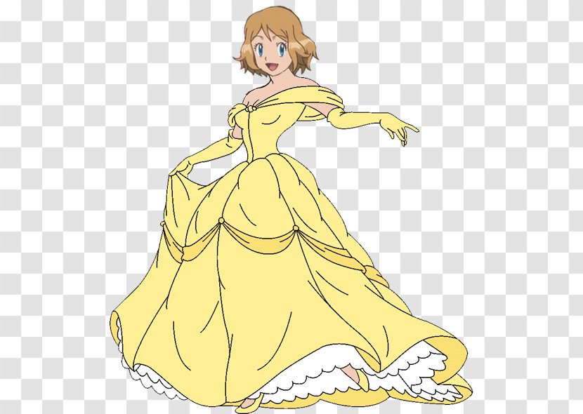 Belle Ariel Tiana Rapunzel Illustration - Silhouette - Disney Princess Transparent PNG