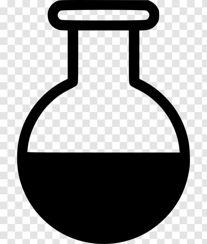 Round-bottom Flask Laboratory Flasks Clip Art - Monochrome Photography - Science Transparent PNG