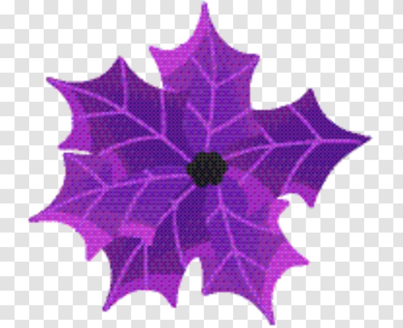 Holly Leaf - Purple - Plane Transparent PNG