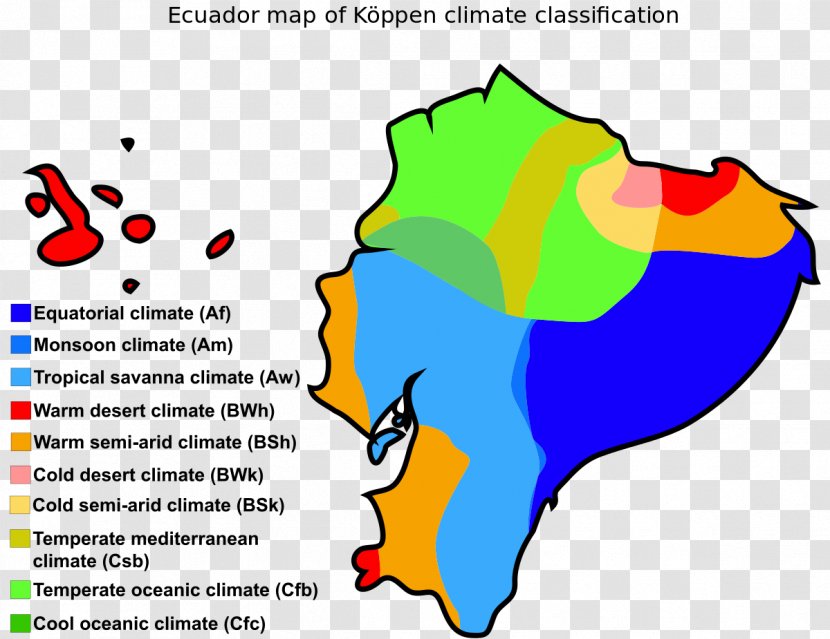 Köppen Climate Classification Tropical Geography Of Ecuador - Change Clipart Transparent PNG