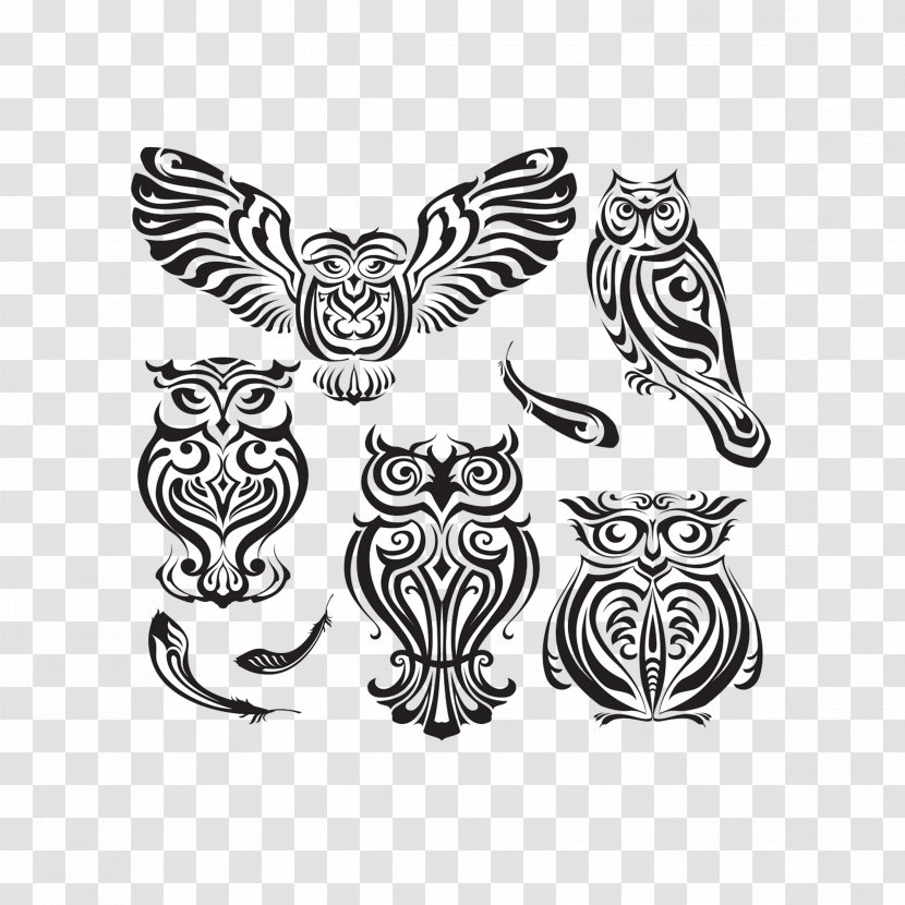 Owl Graphic Design Illustration - Bird Transparent PNG