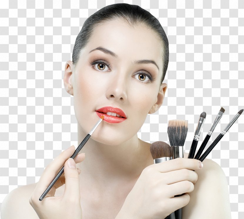 Cosmetics Make-up Artist Beauty Parlour Web Template - Cheek Transparent PNG