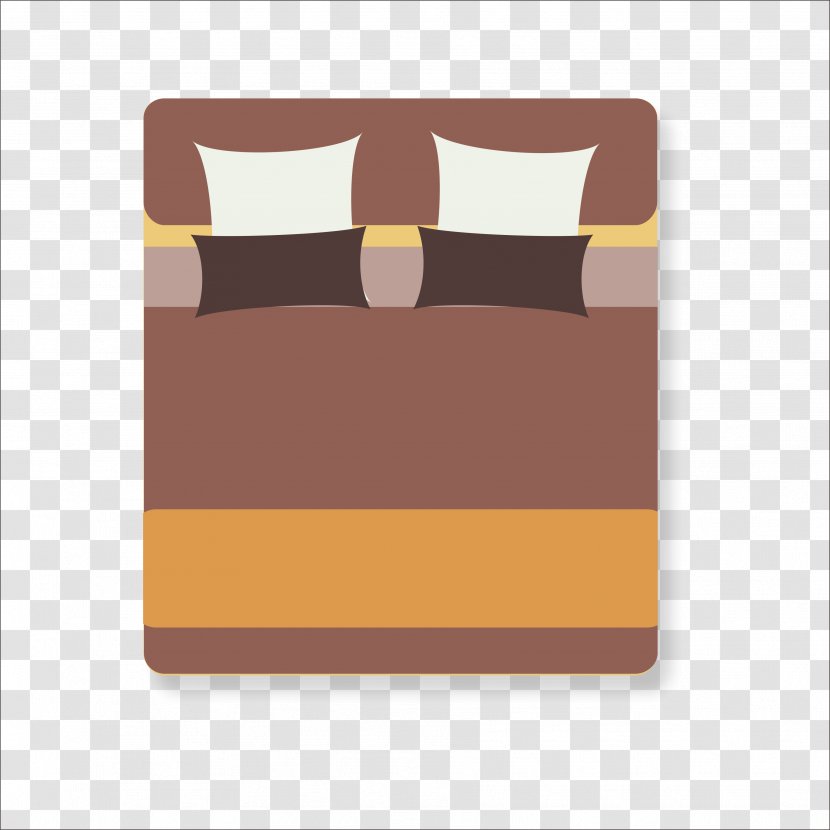 Bed Flat Design Icon - Beds Transparent PNG