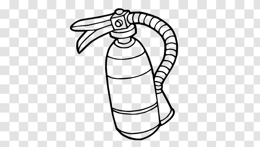 Fire Extinguishers Drawing Firefighter Coloring Book - Heart Transparent PNG