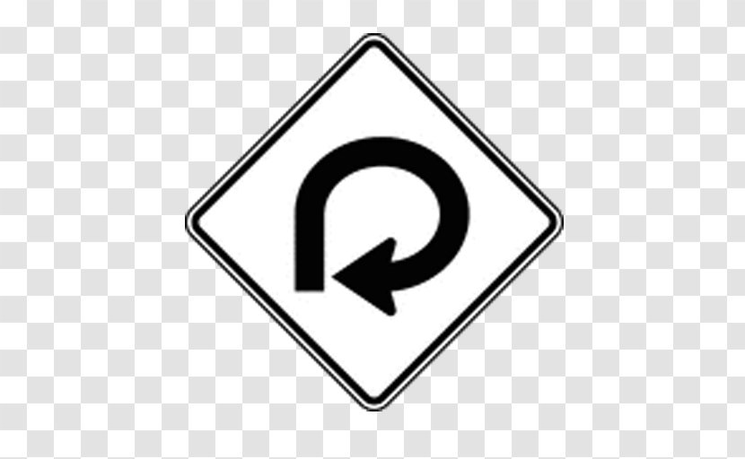 U-turn Road Traffic Sign Turnaround Clip Art - Area Transparent PNG