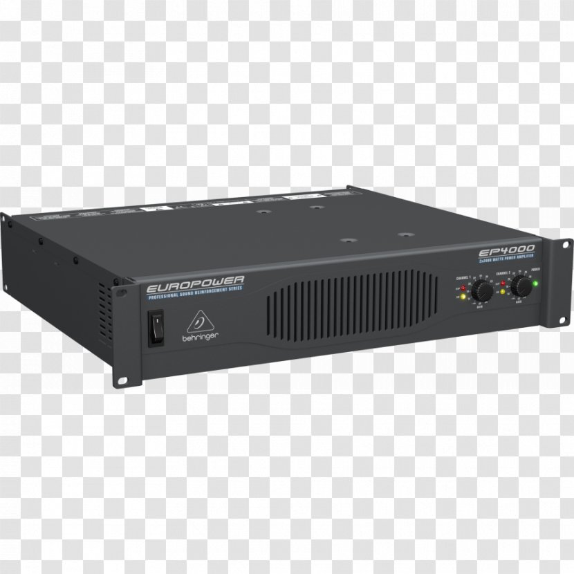 Audio Power Amplifier BEHRINGER Europower EP2000 Behringer EP4000 - Ep4000 Transparent PNG