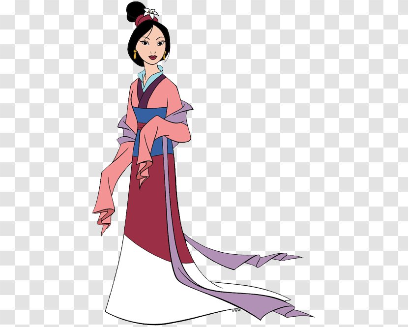 Hua Mulan Fa Disney Princess Zhou - Watercolor Transparent PNG