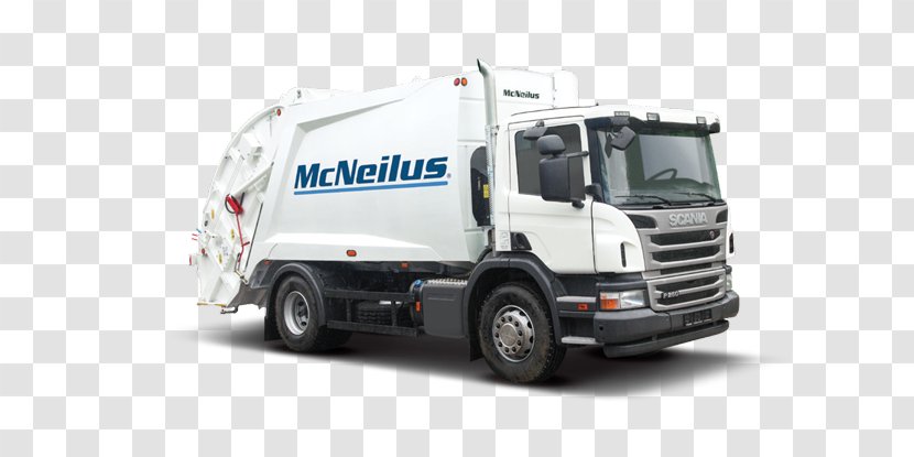 Commercial Vehicle Compactor McNeilus Waste Truck - Road Roller Transparent PNG