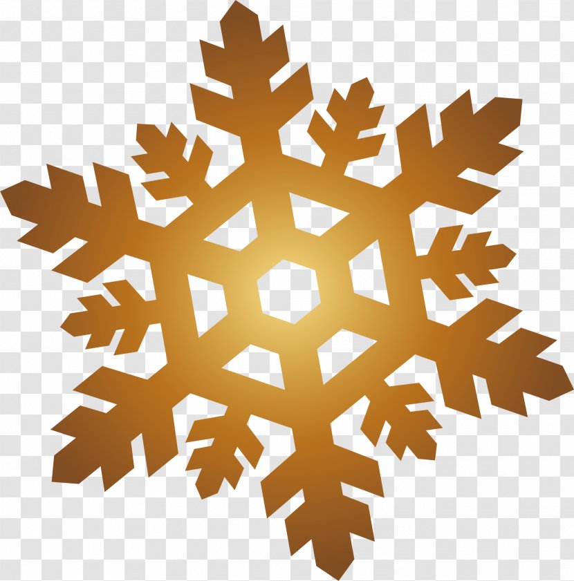 Sticker Snowflake Photography Service - Tree - Golden Fresh Snow Transparent PNG