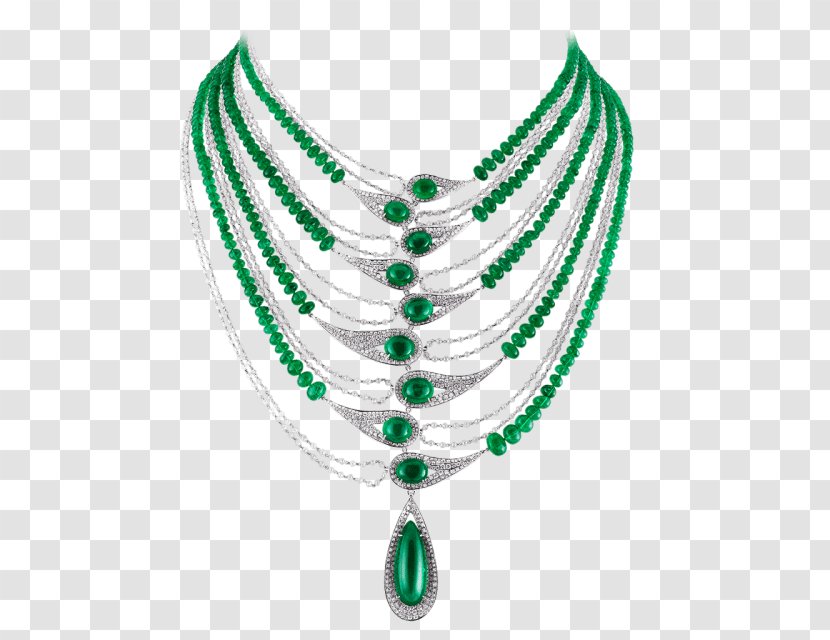 Turquoise Body Jewellery Necklace Emerald - Jewelry Transparent PNG