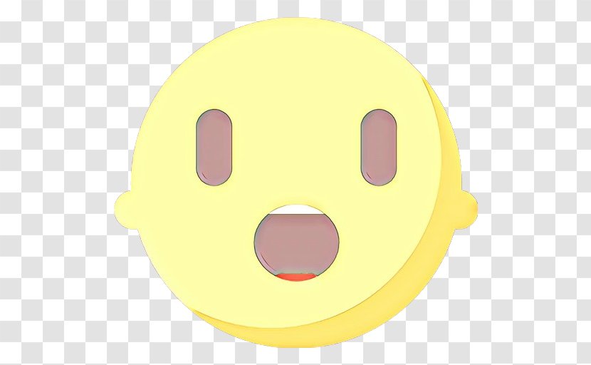 Yellow Background - Snout - Smile Emoticon Transparent PNG