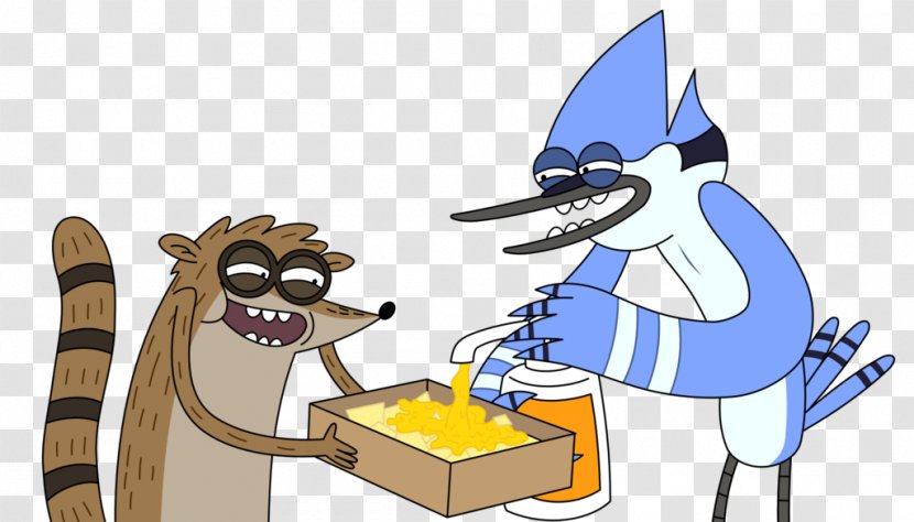 Mordecai Rigby Nachos Character Animated Series - Fiction Transparent PNG