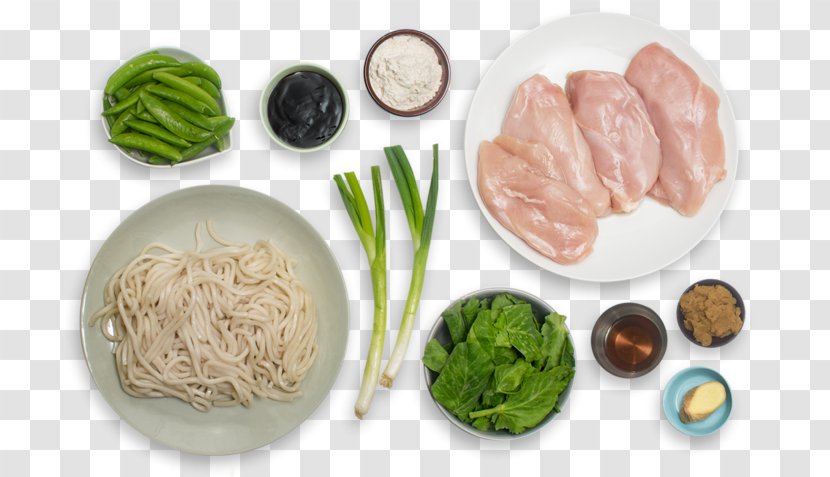 Chinese Cuisine Vegetarian Miso Soup Snow Pea Udon - Leaf Vegetable - Blue Transparent PNG