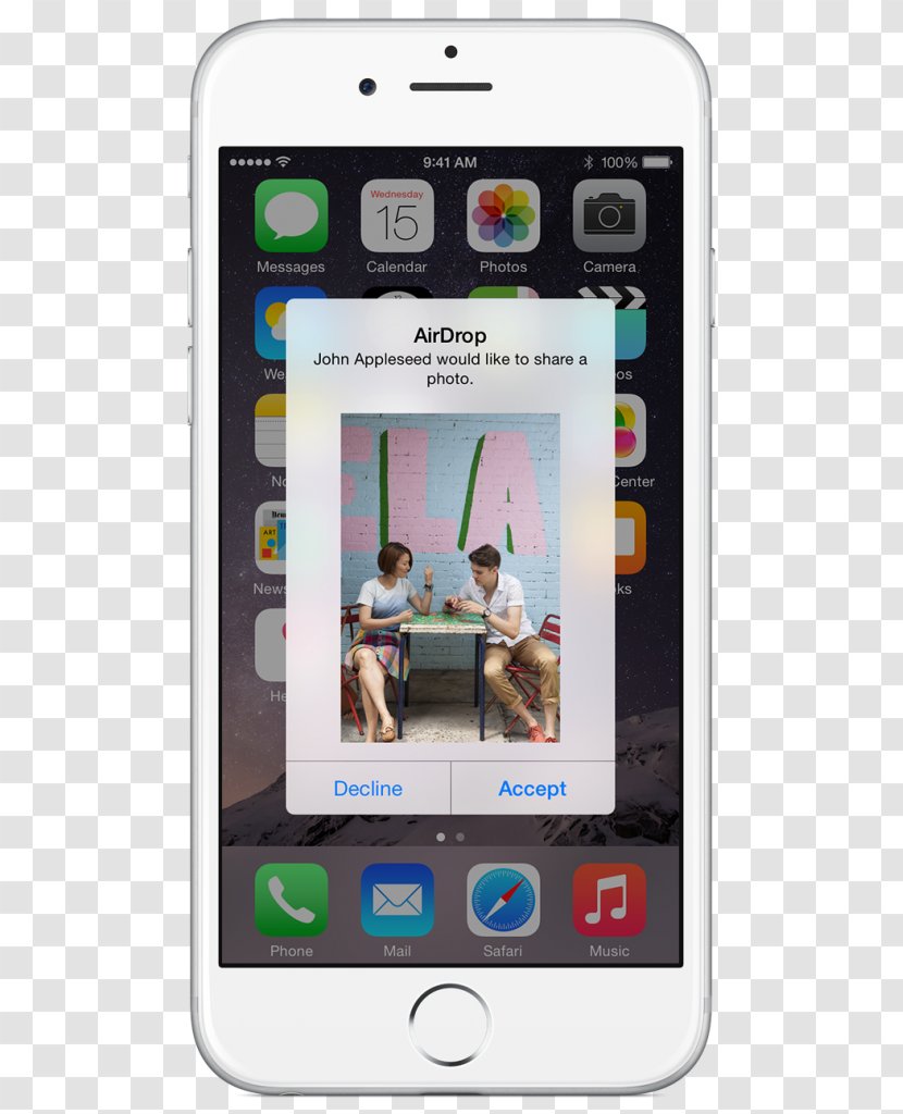 IPhone 5s AirDrop User Interface - Iphone - Apple Transparent PNG