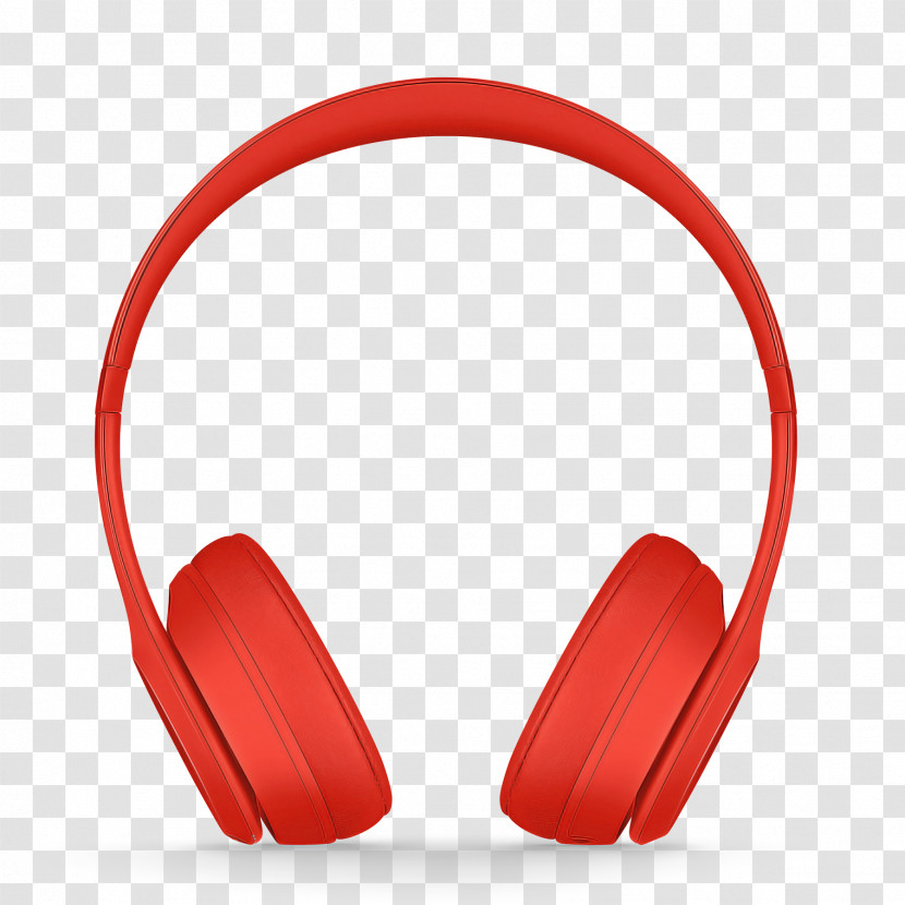 Headphones Gadget Red Audio Equipment Technology Transparent PNG