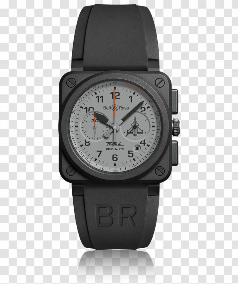 Dassault Rafale Bell & Ross BR-X1 Watch Baselworld - Brand - Glare Material Highlights Transparent PNG