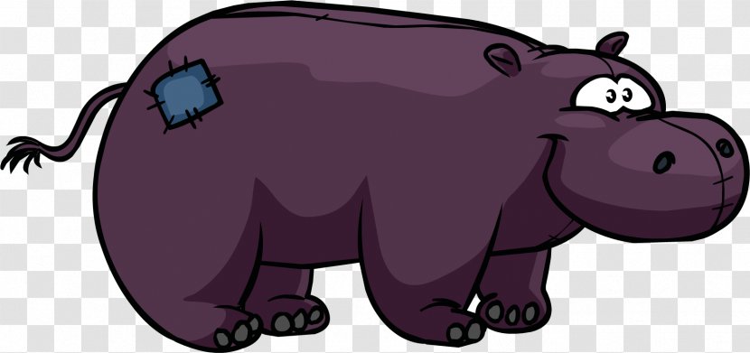 Club Penguin Entertainment Inc Hippopotamus - African Elephant - Hippo Transparent PNG