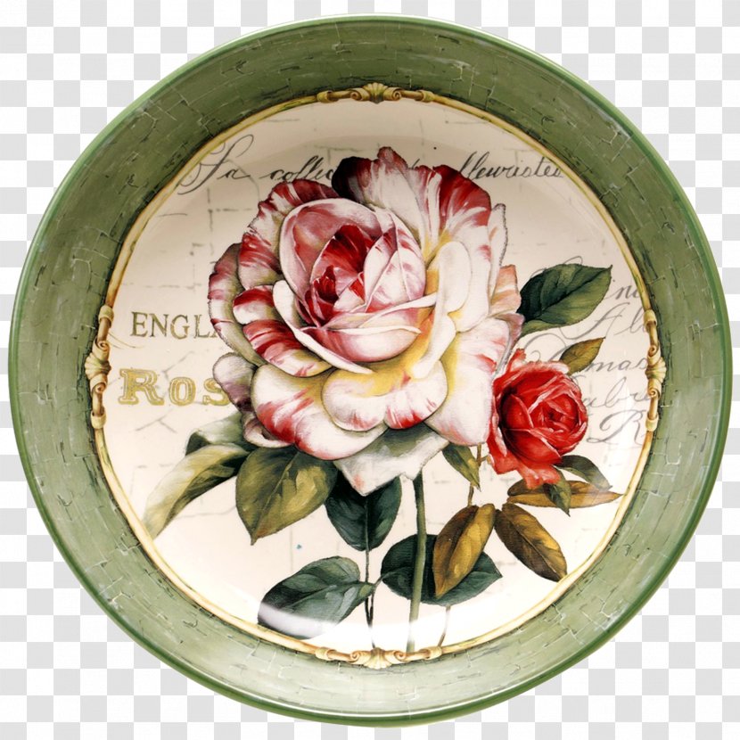 Decoupage Art Painting Rose Floral Design - Garden Transparent PNG