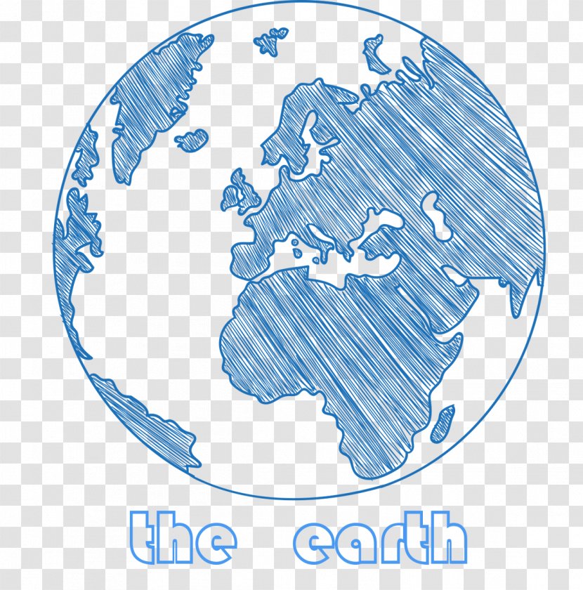 Earth March For Science Social Research - Area - Hand-painted Blue Transparent PNG