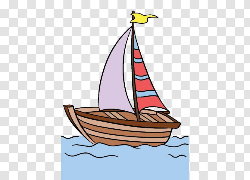 Drawing Sailboat Ship - Boat Transparent PNG