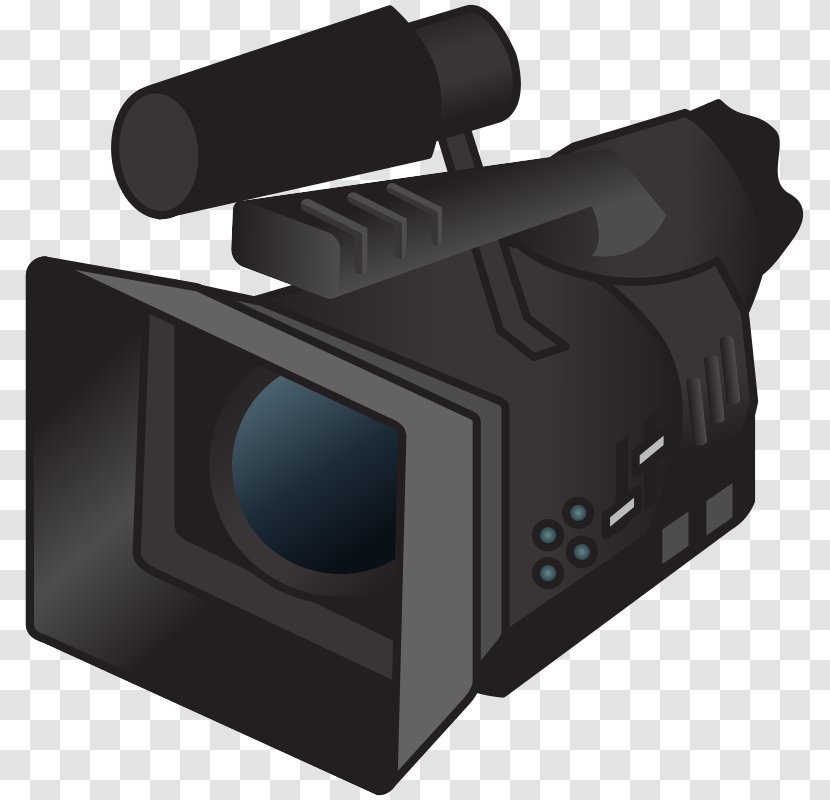 Professional Video Camera Cameras Clip Art - Technology - LENS Transparent PNG