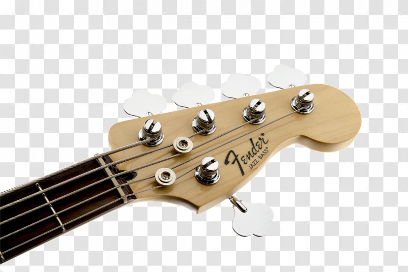 Bass Guitar Fender Jazz V Precision Electric - Flower Transparent PNG