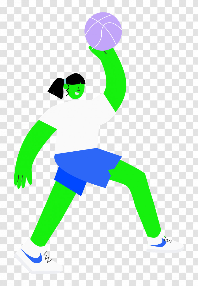 Playing Basketball Sports Transparent PNG